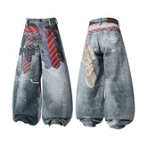 CapCabin “Tie Riot Balloon Jeans”
