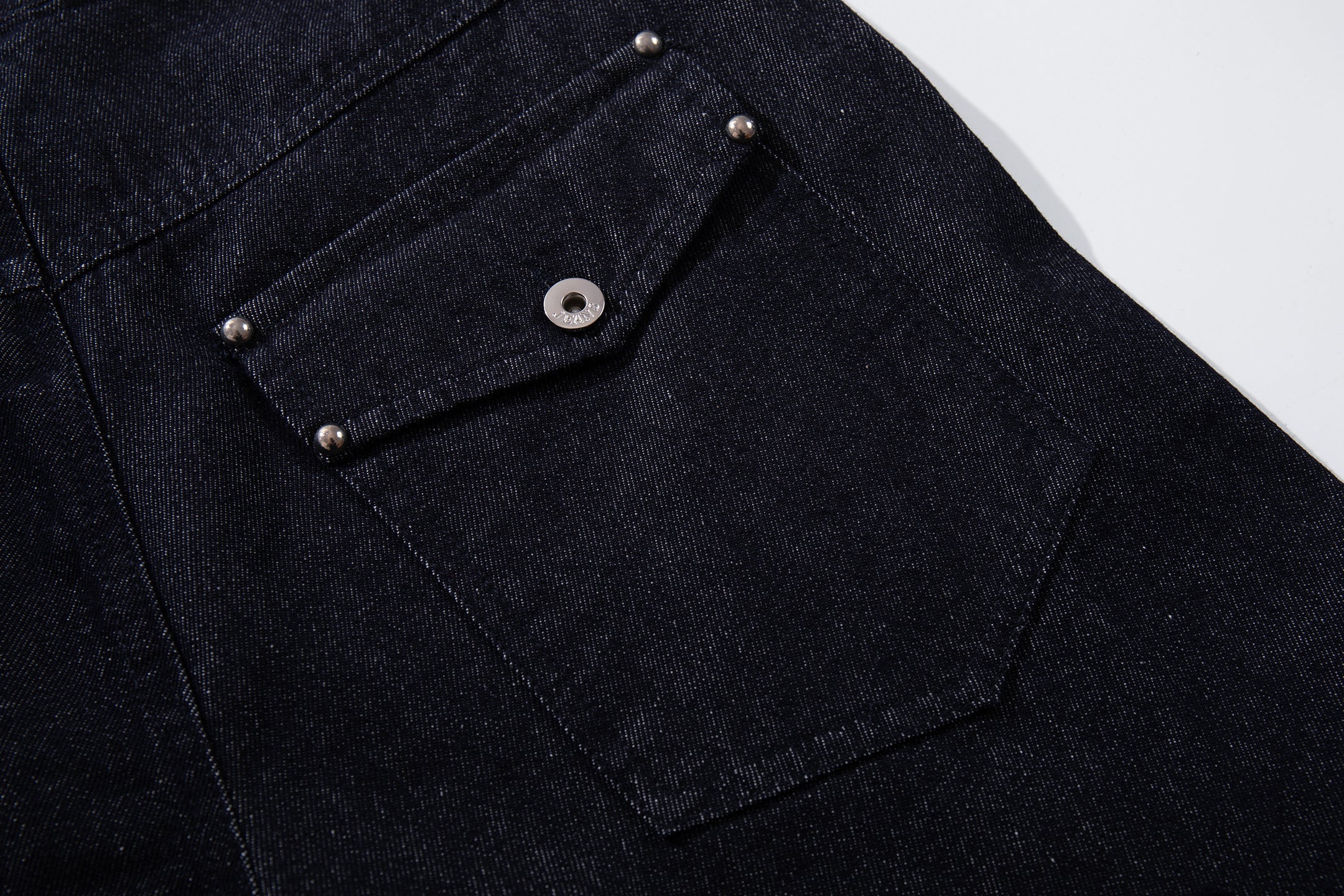 CapCabin Panel Construction Wide Leg Denim Pants