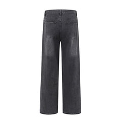 WELLDONE Distressed Straight-Leg Jeans