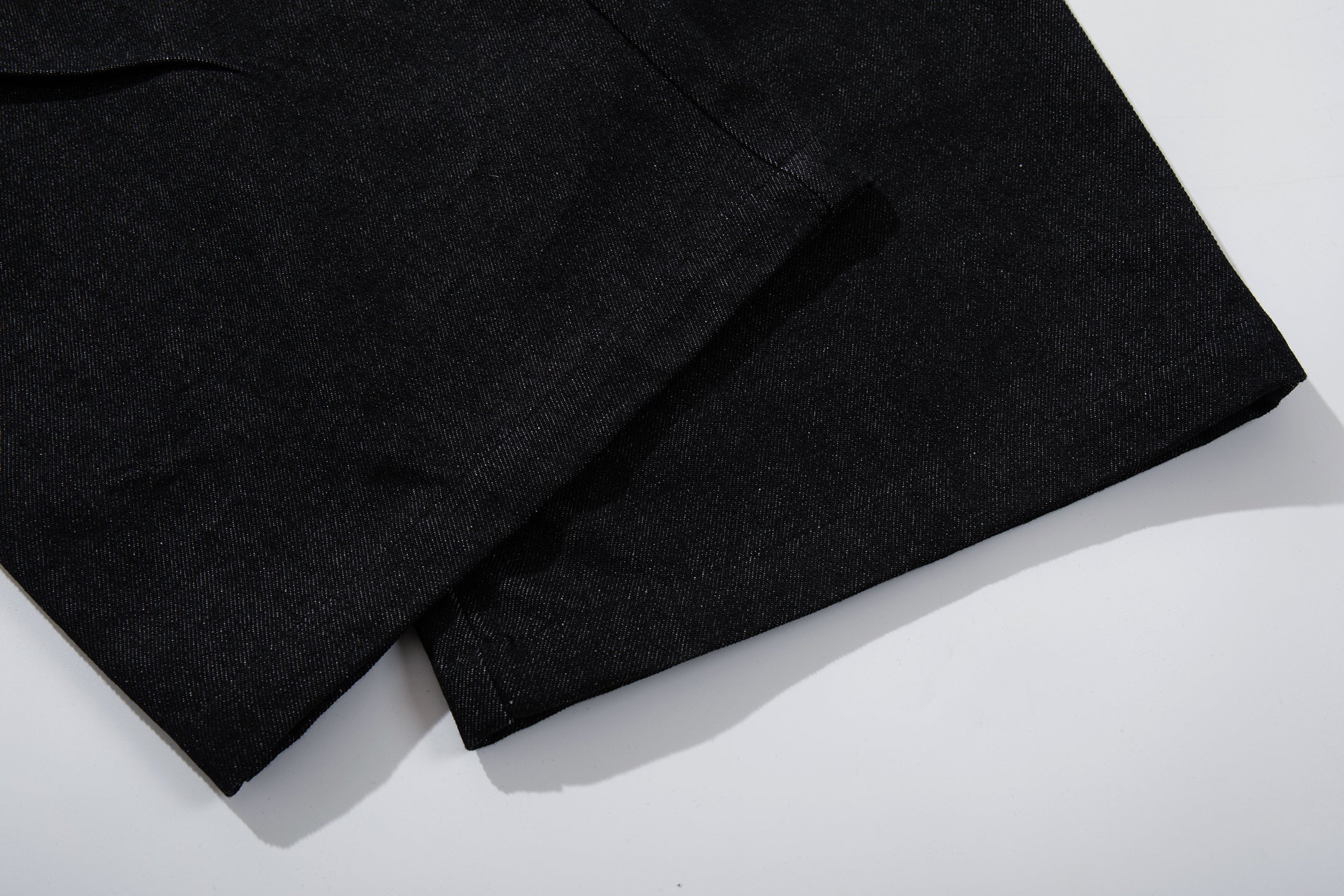 CapCabin Panel-Detail Wide Leg Denim Pants